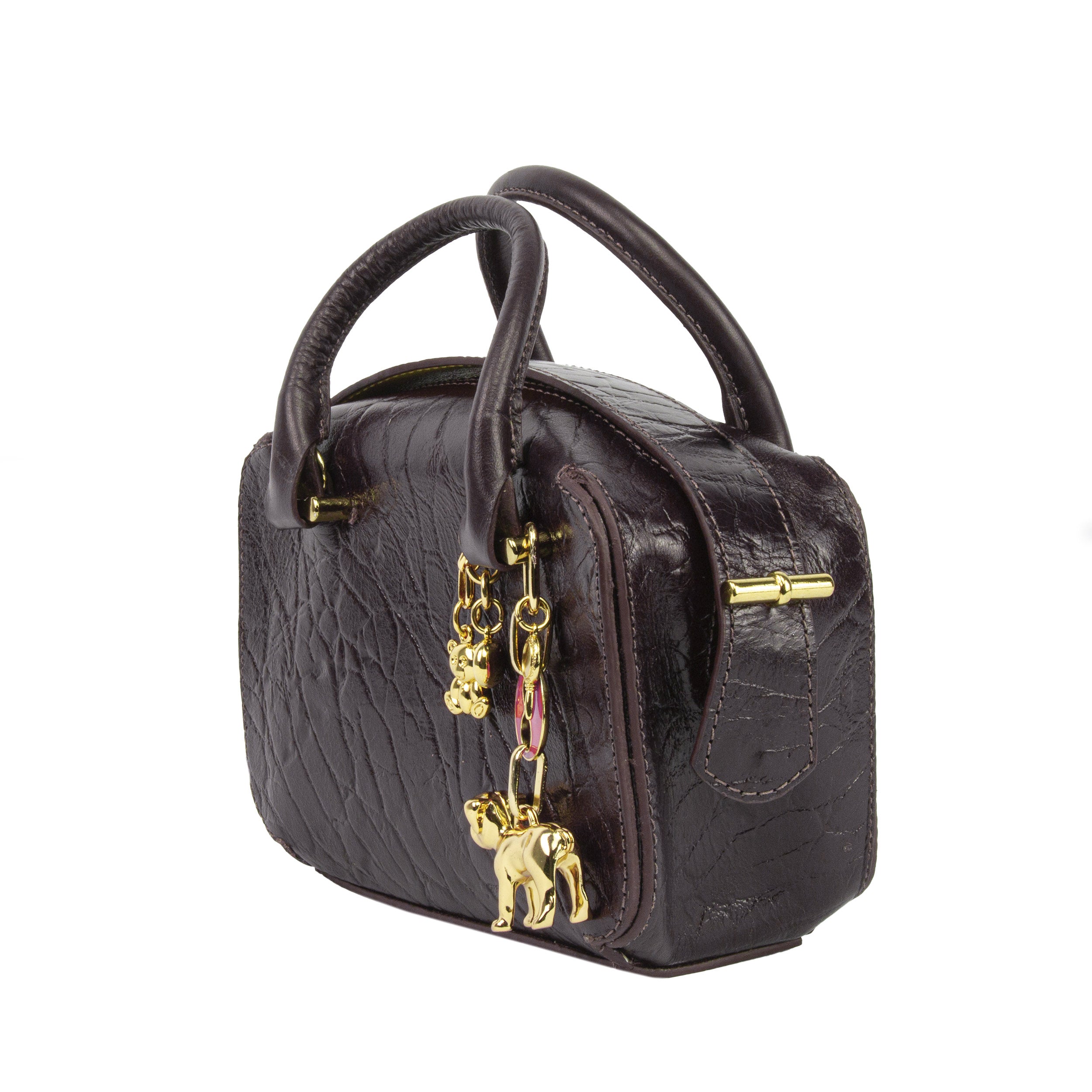 Bolsa Cluth Gisele Túnisia Marrom Dog Rose