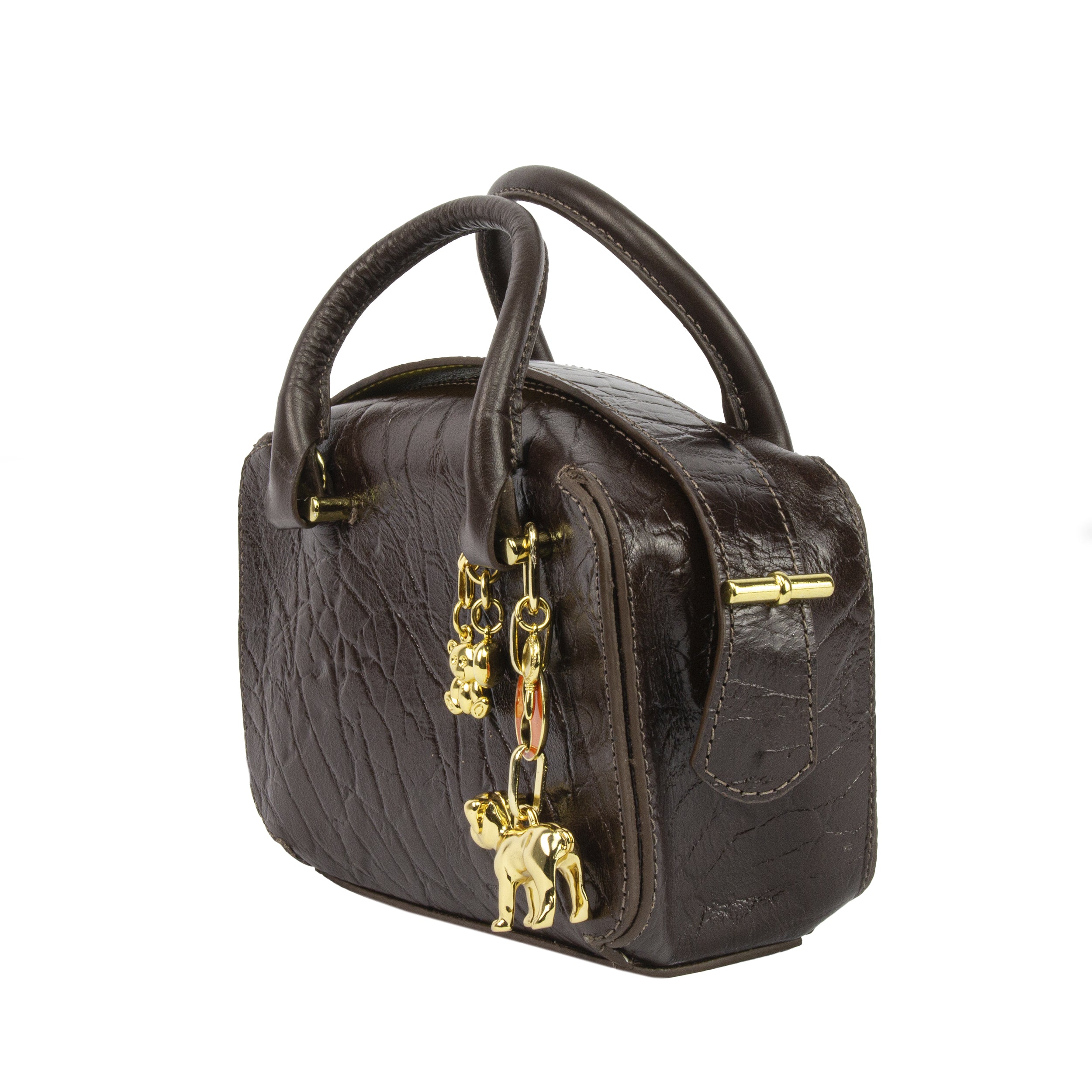 Bolsa Cluth Gisele Túnisia Marrom Dog Laranja