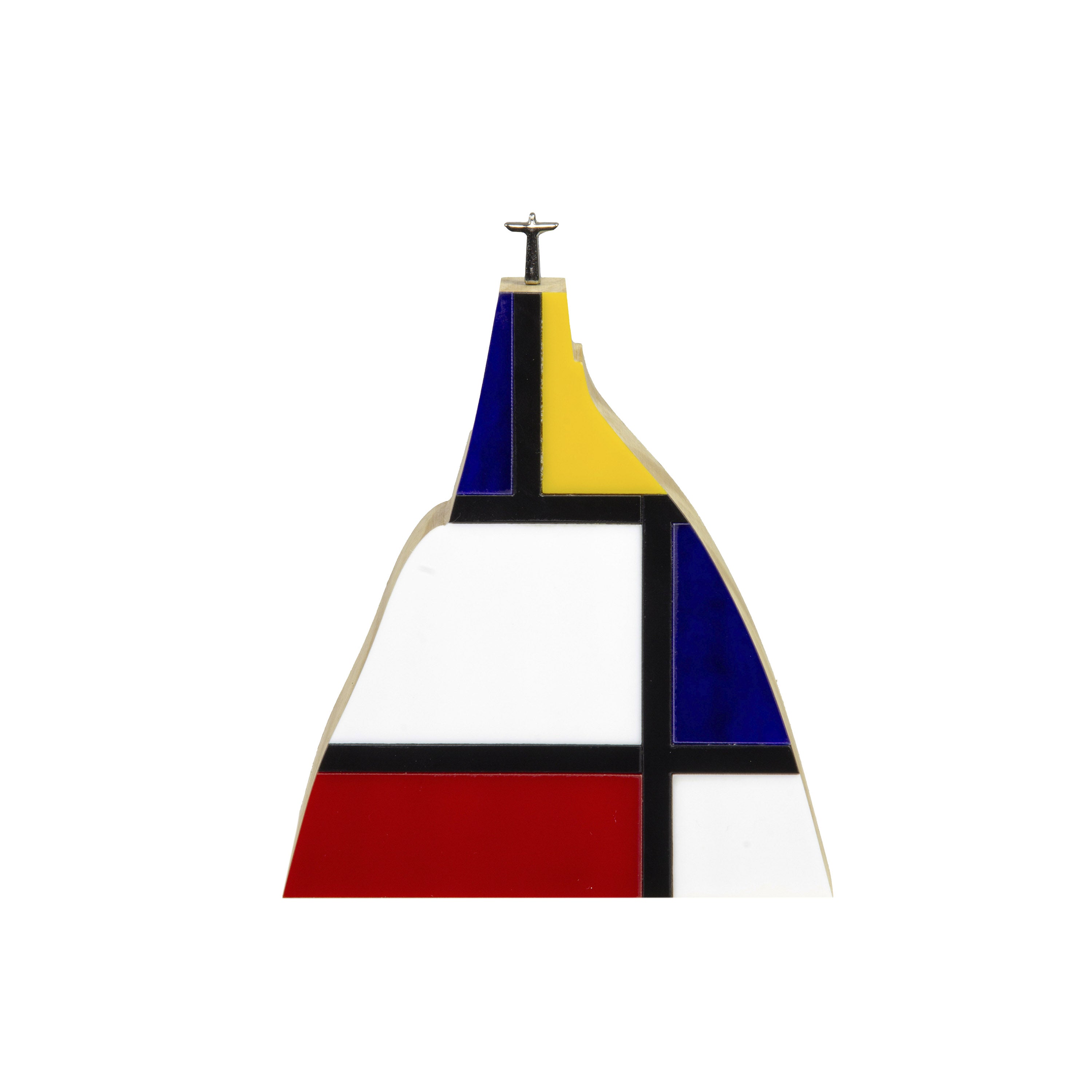 Escultura de Madeira Rio Corcovado Mondrian M Patricia Maranhão