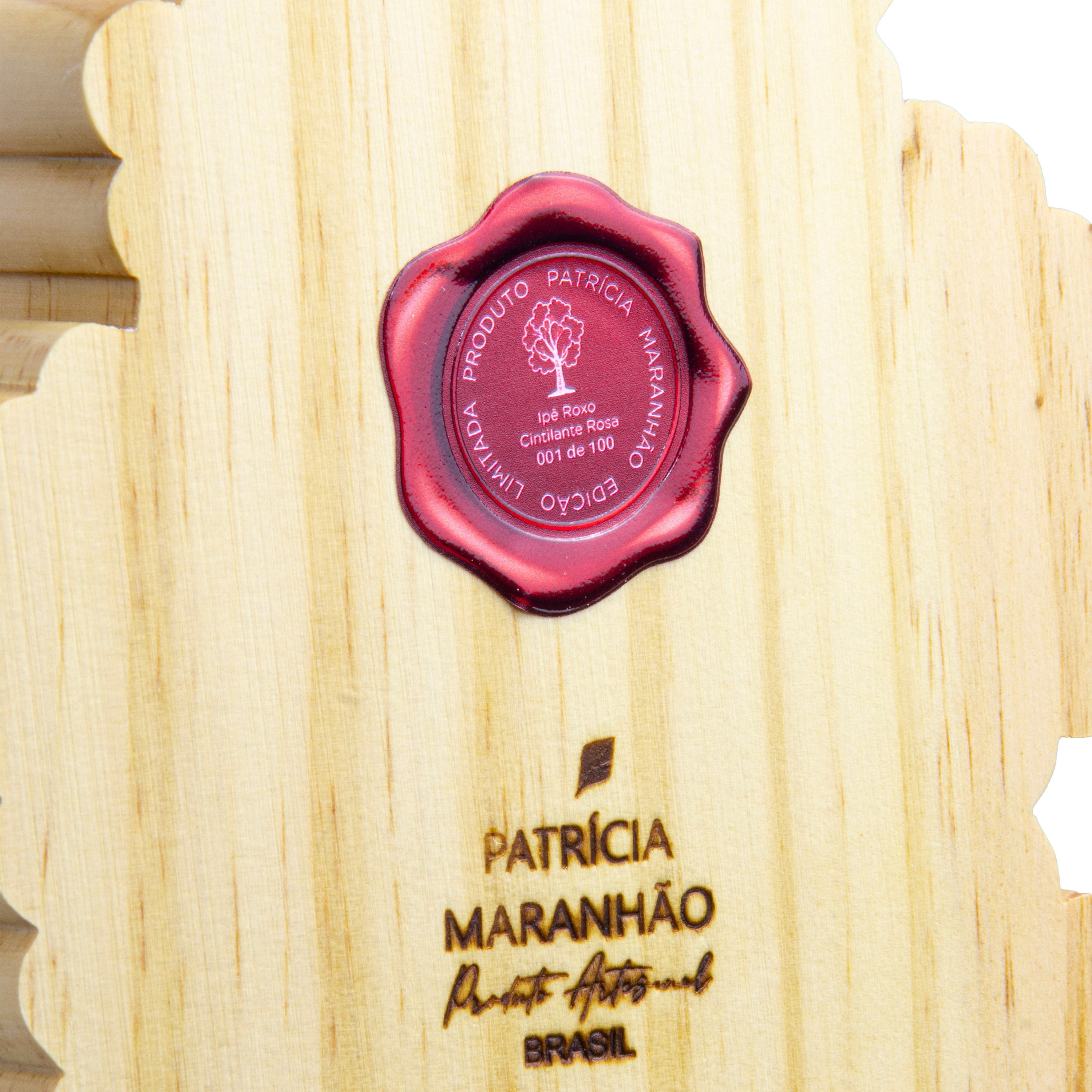 Escultura de Madeira Ipê Rosa Premium Patricia Maranhão